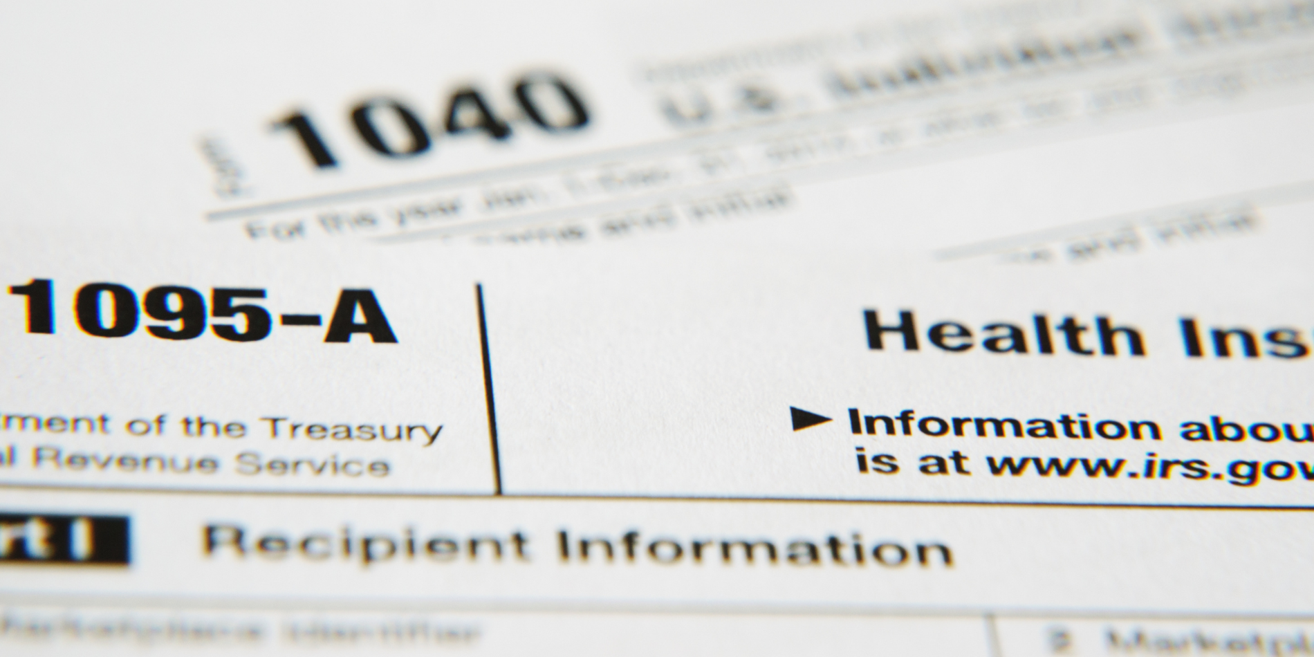IRS tax form 1095